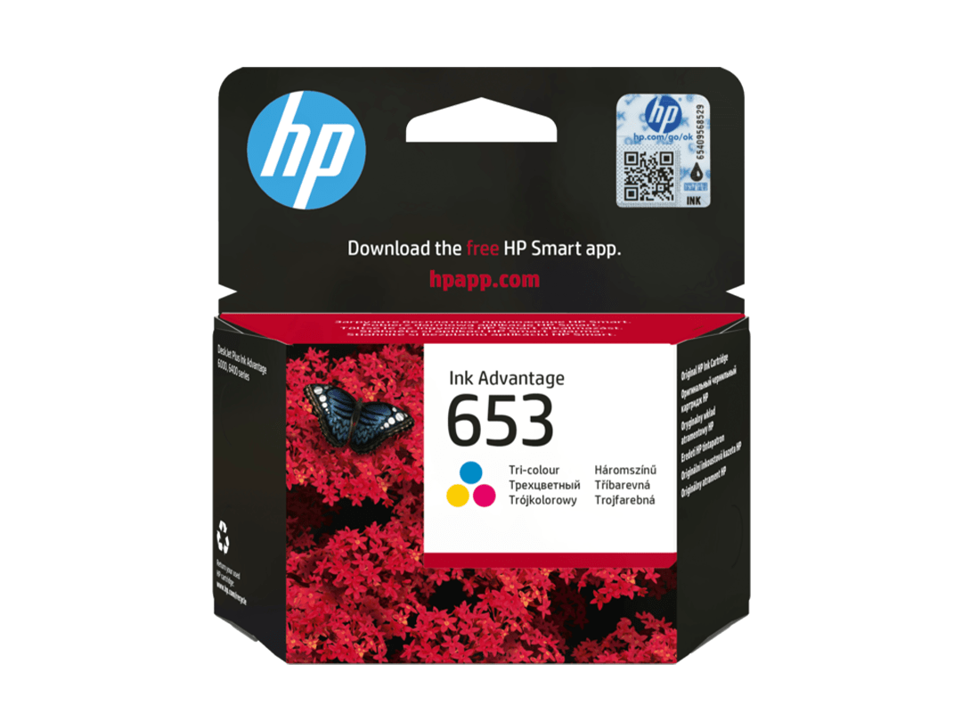 HP 653 Tri-color Original Ink Advantage Cartridge in Qatar HP 653 Tri-color Original Ink Advantage Cartridge in Qatar